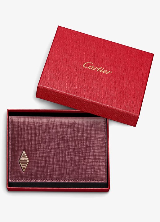 Cartier Cartier Losange pasjeshouder van kalfsleer CRL3002486 - detail 2 bordeauxrood