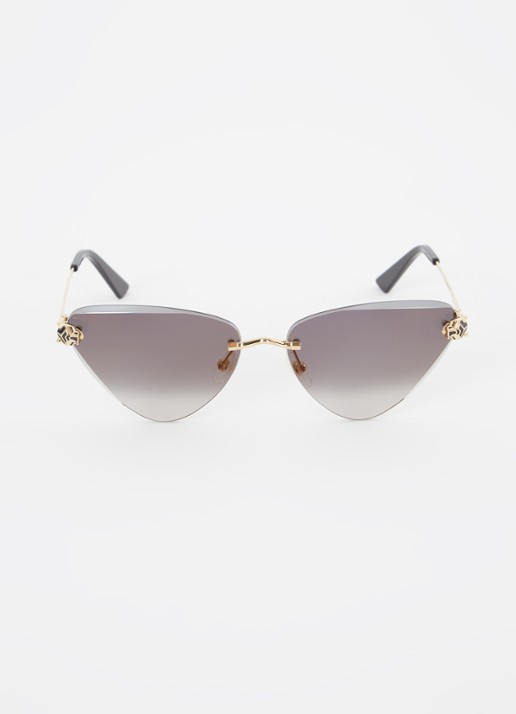 Cartier Cat Eye zonnebril CT0399S - detail 3 goud