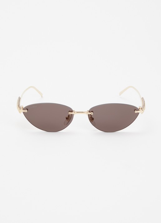 Cartier Cat Eye zonnebril CT0543S - detail 2 goud