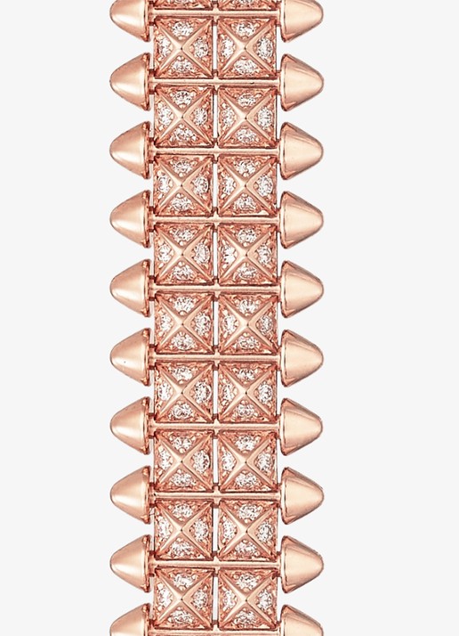 Cartier Clash de Cartier armband, flexible van 18 karaat roségoud met 1.81 ct diamant CRN6723617 - detail roségoud