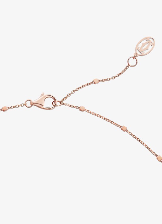 Cartier Clash de Cartier ketting, klein model van 18 karaat roségoud met 0.20 ct diamant CRN7424470 - detail 2 roségoud