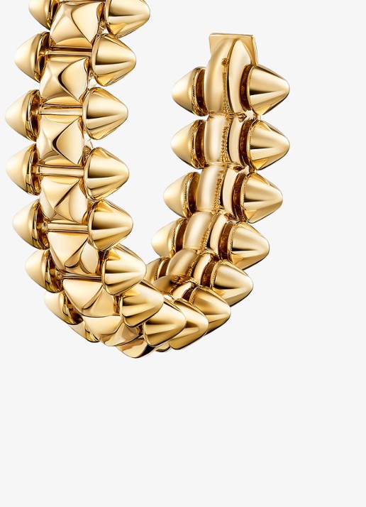 Cartier Clash de Cartier oorringen, klein model van 18 karaat geelgoud CRB8301490 - detail geelgoud