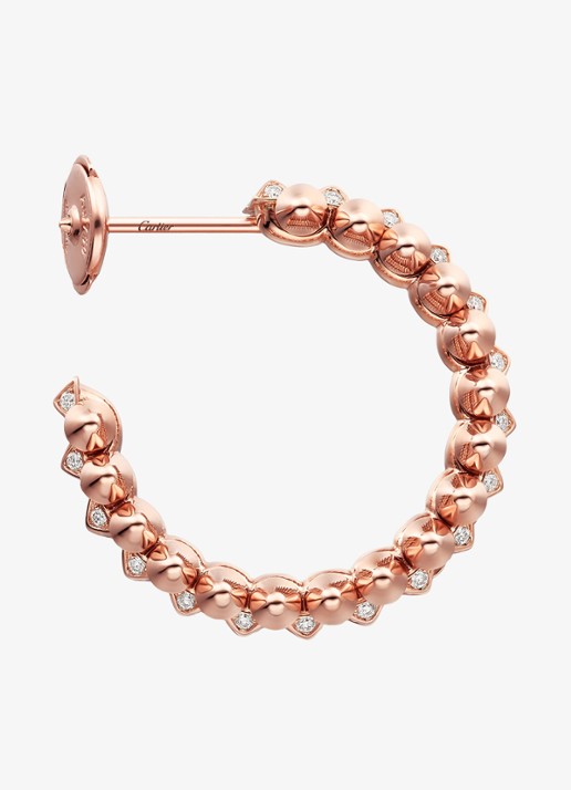 Cartier Clash de Cartier oorringen, klein model van 18 karaat roségoud met 0.51 ct diamant CRN8515239 - detail 6 roségoud