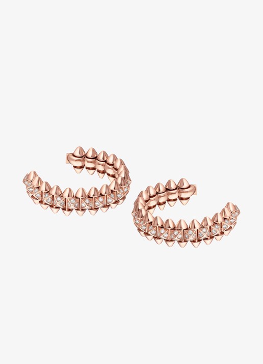 Cartier Clash de Cartier oorringen, klein model van 18 karaat roségoud met 0.51 ct diamant CRN8515239 - detail 7 roségoud