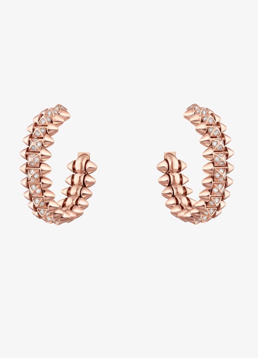 Cartier Clash de Cartier oorringen, klein model van 18 karaat roségoud met 0.51 ct diamant CRN8515239