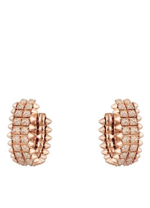 Cartier Clash de Cartier oorringen van 18 karaat roségoud met diamanten CRN8515236