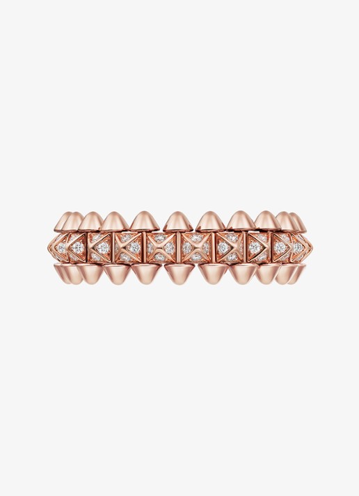 Cartier Clash de Cartier ring, klein model van 18 karaat roségoud met 0.31 ct diamant CRN4796100 - detail 4 roségoud