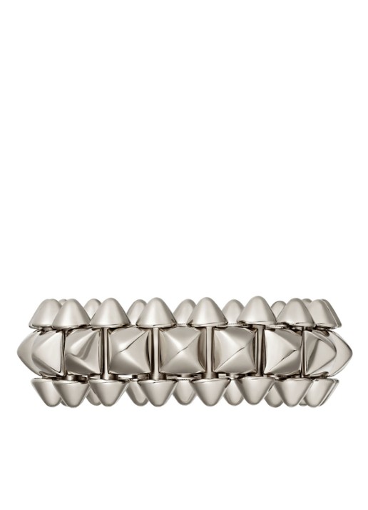 Cartier Clash de Cartier ring medium van 18k witgoud CRB4231100 - detail witgoud
