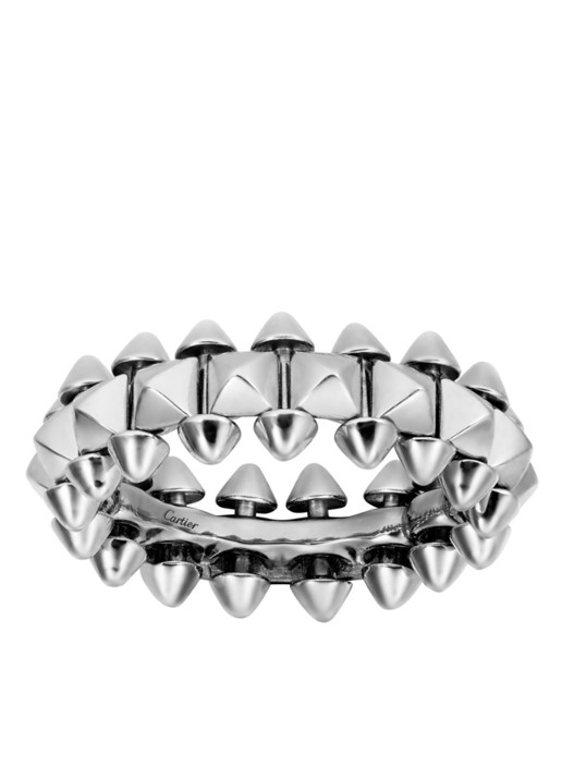 Cartier Clash de Cartier ring medium van gerhodineerd 18k witgoud CRB4233000 - voorkant 5 witgoud