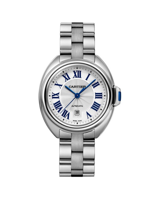 Cartier Clé de Cartier 31 mm horloge van staal WSCL0005 - voorkant 2 zilver