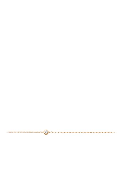 Cartier Diamants Légers armband van 18k geelgoud met diamant CRB6043300 - voorkant geelgoud