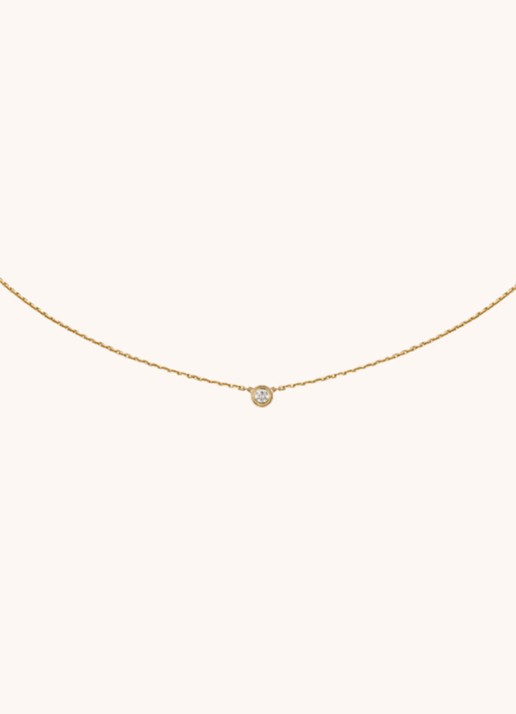 Cartier Diamants Légers ketting XS van 18k geelgoud met diamant CRB7224517 - detail 3 geelgoud