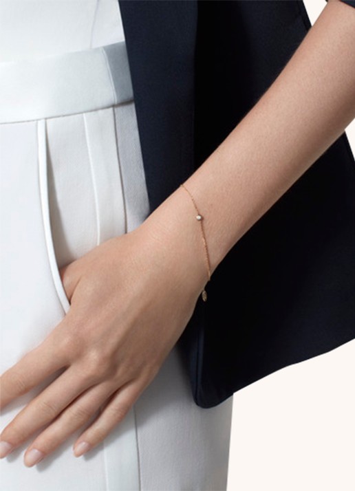 Cartier Diamants Légers XS armband van 18k geelgoud met diamant B6045617 - voorkant 2 geelgoud