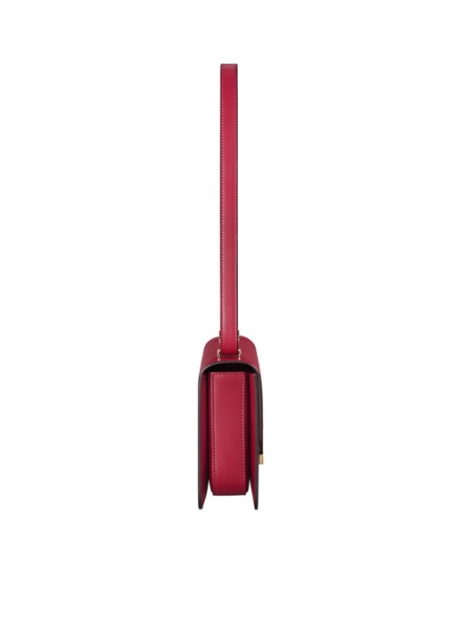 Cartier Double C Mini schoudertas van kalfsleer CRL1002293 - detail 5 steenrood