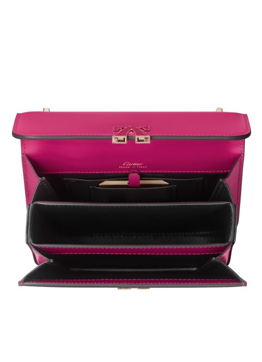 Cartier Double C Nano schoudertas van kalfsleer CRL1002297 - detail 4 roze