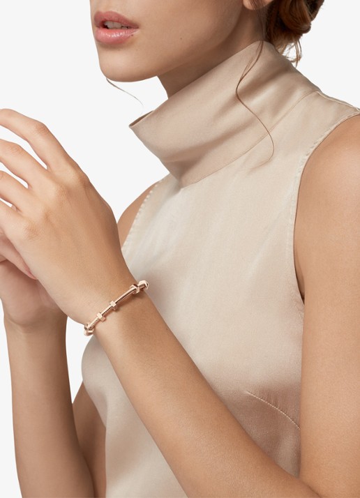 Cartier Écrou de Cartier armband, van 18 karaat roségoud CRB6049517  - voorkant 2 roségoud
