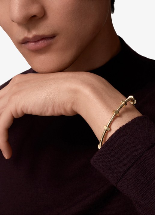 Cartier Écrou de Cartier bangle, van 18 karaat geelgoud CRB6063817 - achterkant 9 geelgoud