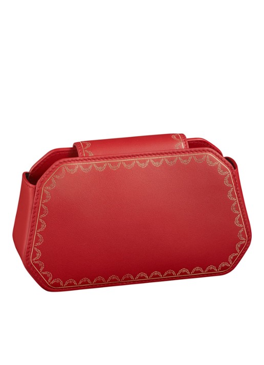 Cartier Guirlande de Cartier handtas van kalfsleer CRL1002226 - detail steenrood