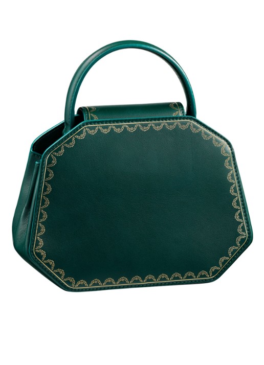 Cartier Guirlande de Cartier mini handtas van kalfsleer - detail 5 groen