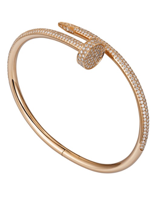 Cartier Juste un Clou armband van 18 karaat roségoud met 374 diamanten CRN6702100