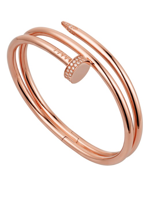 Cartier Juste un Clou armband van 18 karaat roségoud met 62 diamanten CRN6708400