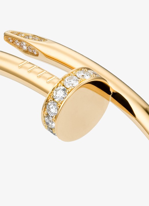 Cartier Juste un Clou armband van 18k geelgoud met diamanten CRB6048600 - detail 3 geelgoud
