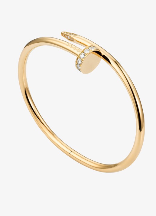 Cartier Juste un Clou armband van 18k geelgoud met diamanten CRB6048600 - voorkant geelgoud