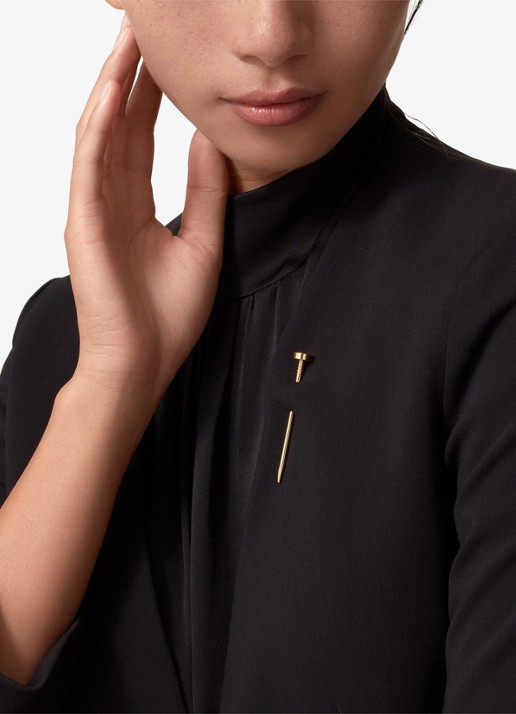 Cartier Juste un Clou broche van 18 karaat geelgoud CROG000239 - detail geelgoud