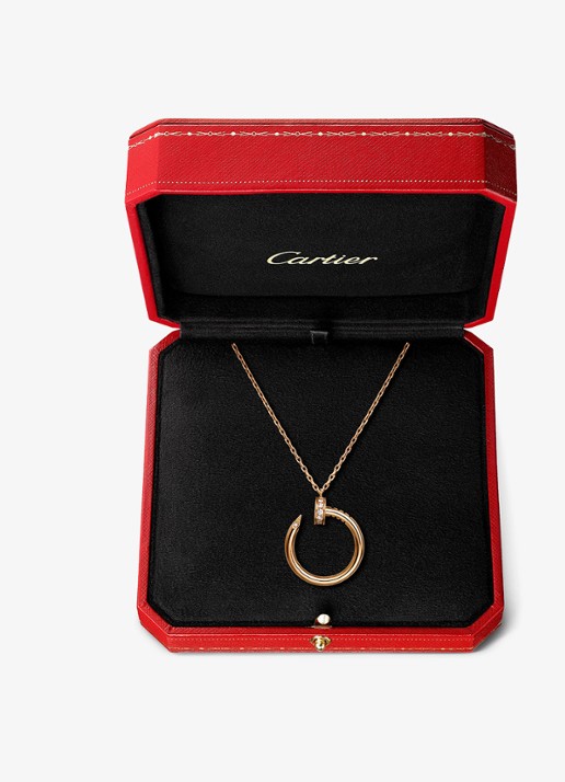 Cartier Juste un Clou ketting van 18 karaat roségoud met 0.12 diamant CRB7224887 - detail 4 roségoud