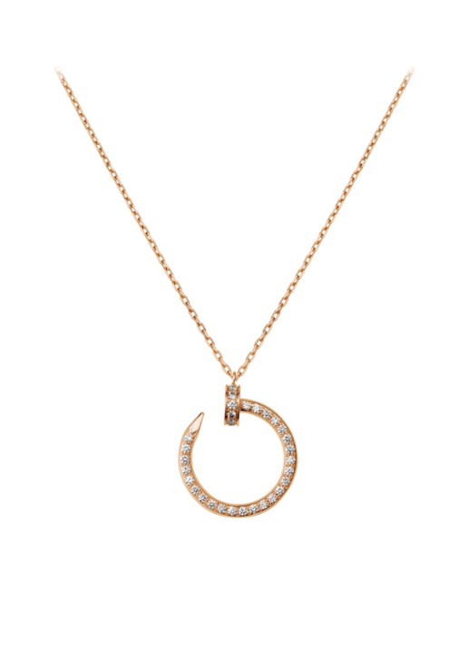 Cartier Juste un Clou ketting van 18k roségoud met diamanten CRB3047000 - detail 3 roségoud