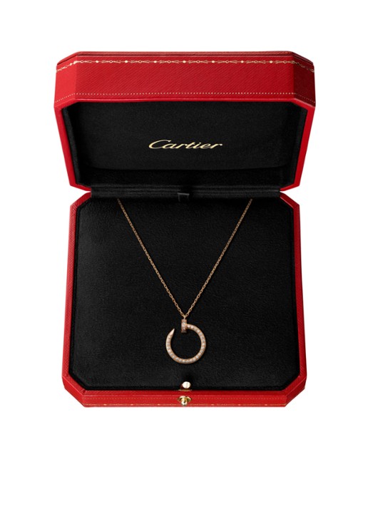 Cartier Juste un Clou ketting van 18k roségoud met diamanten CRB3047000 - detail 4 roségoud