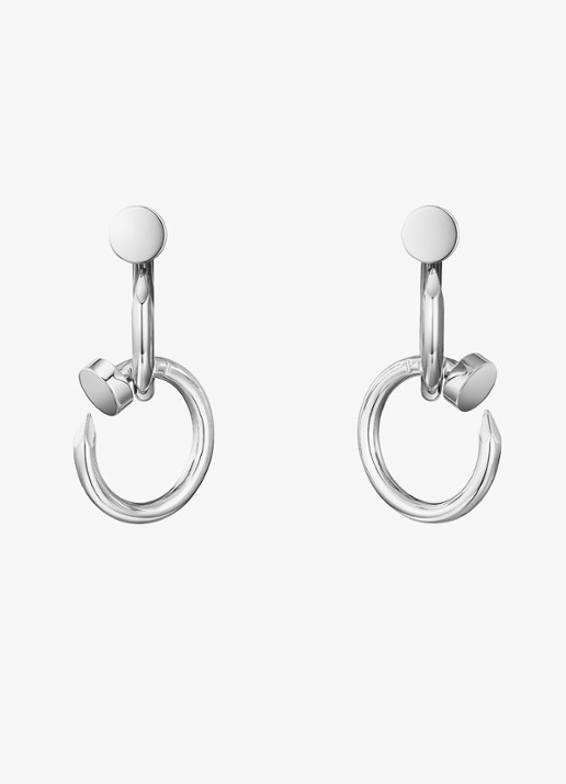 Cartier Juste un Clou oorstekers van 18 karaat witgoud CRB8301529 - achterkant 8 witgoud