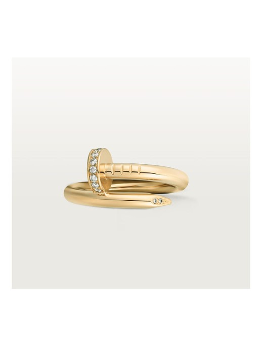 Cartier Juste un Clou ring van 18 karaat geelgoud met 22 briljant geslepen diamanten CRB4216900 - detail 5 geelgoud