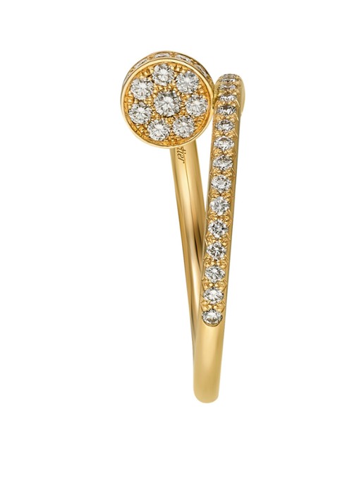 Cartier Juste un Clou ring van 18 karaat geelgoud met 53 diamanten CRB4231500 - detail 2 geelgoud