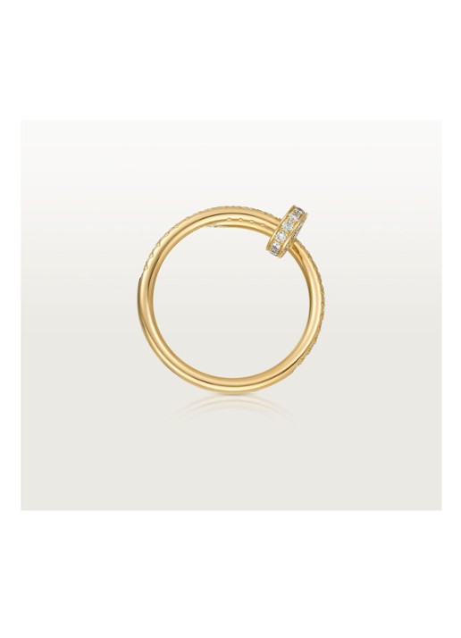 Cartier Juste un Clou ring van 18 karaat geelgoud met 53 diamanten CRB4231500 - detail 3 geelgoud