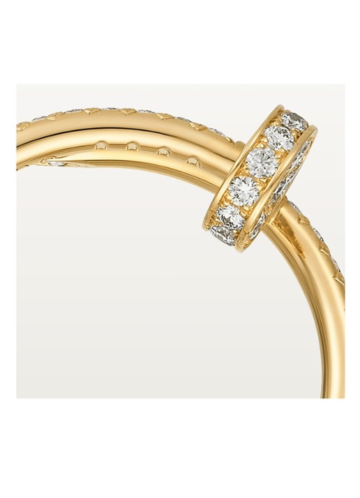 Cartier Juste un Clou ring van 18 karaat geelgoud met 53 diamanten CRB4231500 - detail 4 geelgoud