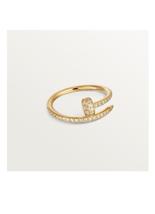 Cartier Juste un Clou ring van 18 karaat geelgoud met 53 diamanten CRB4231500 - voorkant 8 geelgoud