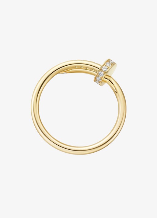 Cartier Juste un Clou ring van 18 karaat geelgoud met diamanten CRB42449 - detail 2 geelgoud