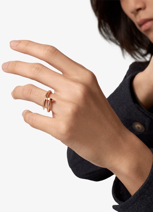 Cartier Juste un Clou ring van 18 karaat roségoud CRB40925 - voorkant 7 roségoud