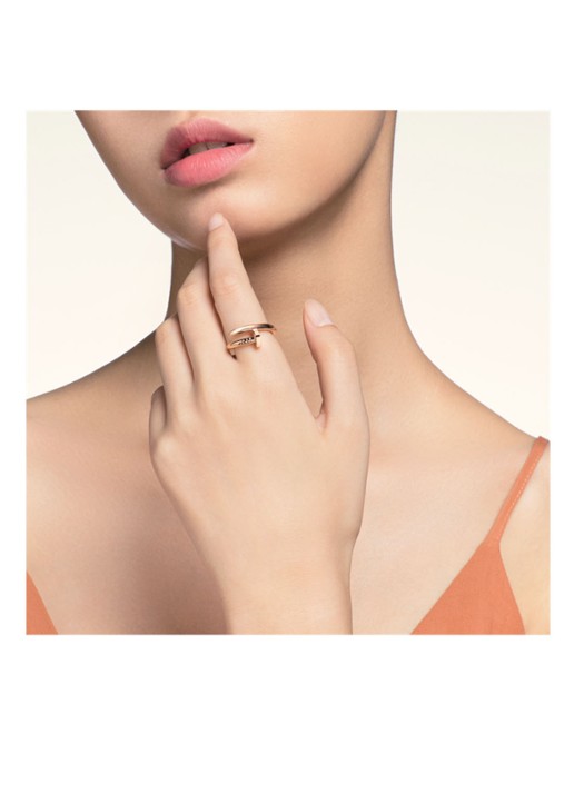Cartier Juste un Clou ring van 18 karaat roségoud CRB4092500 - detail roségoud