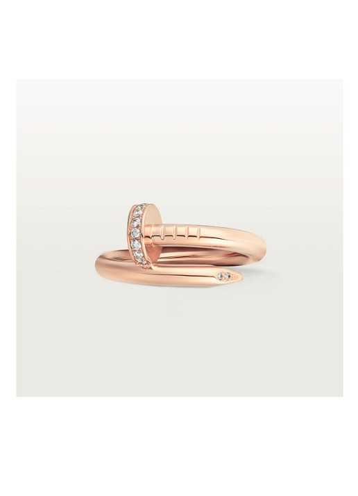 Cartier Juste un Clou ring van 18 karaat roségoud met 22 diamanten CRB4094800 - detail 5 roségoud