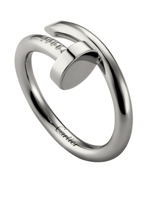 Cartier Juste un Clou ring van 18 karaat witgoud B4099200