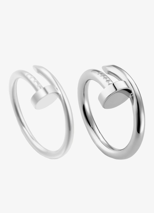 Cartier Juste un Clou ring van 18 karaat witgoud CRB40992 - detail 4 witgoud