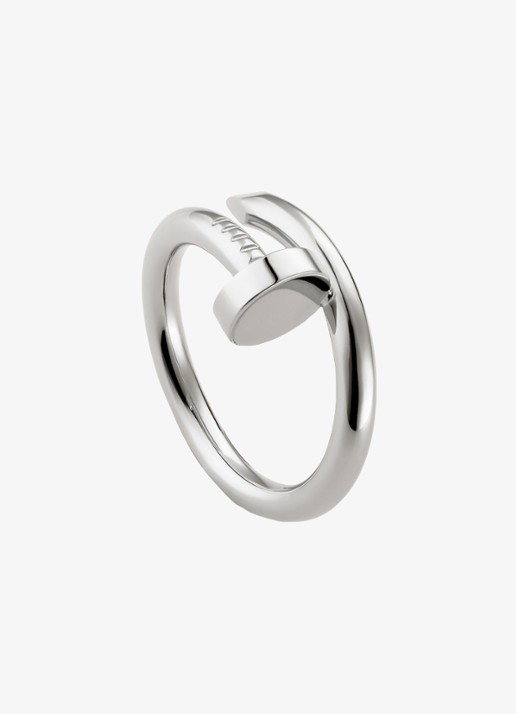 Cartier Juste un Clou ring van 18 karaat witgoud CRB40992 - voorkant witgoud