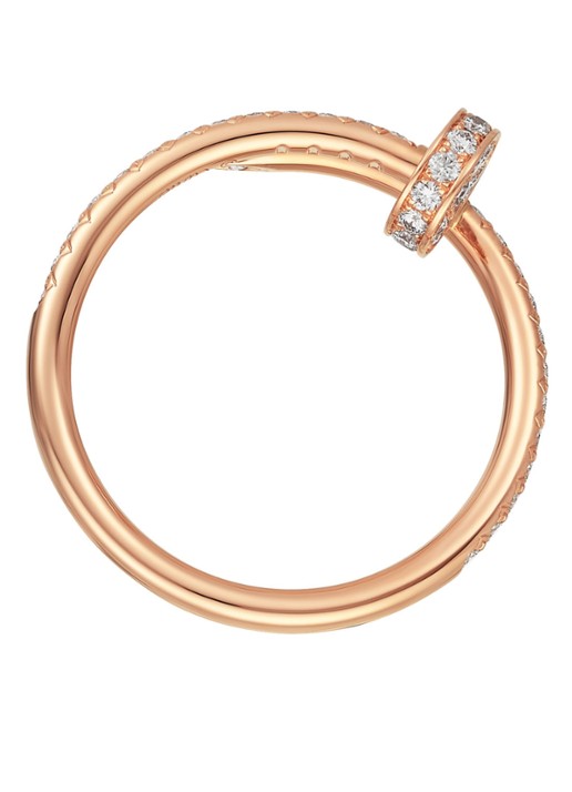 Cartier Juste un Clou ring van 18k roségoud met 53 diamanten CRB4231400 - detail 3 roségoud