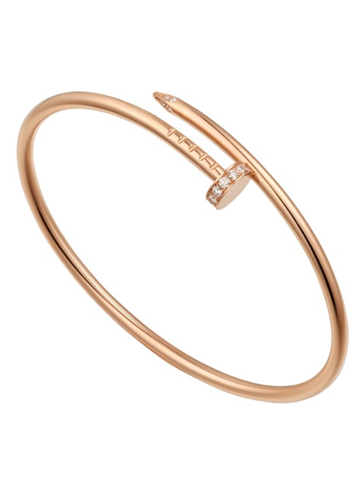 Cartier Juste un Clou small armband van 18 karaat roségoud met 20 diamanten CRB6065800