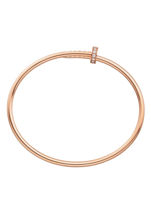 Cartier Juste un Clou small armband van 18 karaat roségoud met 20 diamanten CRB6065800 - detail 5 roségoud
