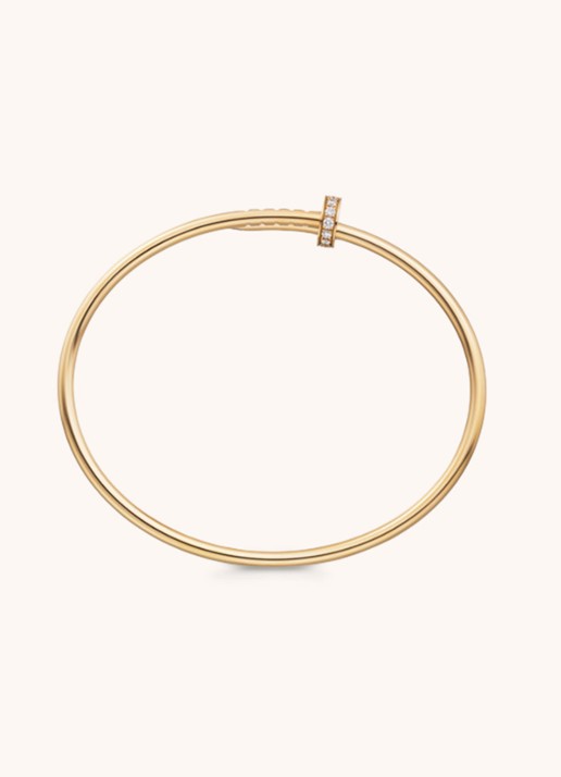 Cartier Juste un Clou Small armband van 18k geelgoud met diamanten CRB6066100 - detail 4 geelgoud