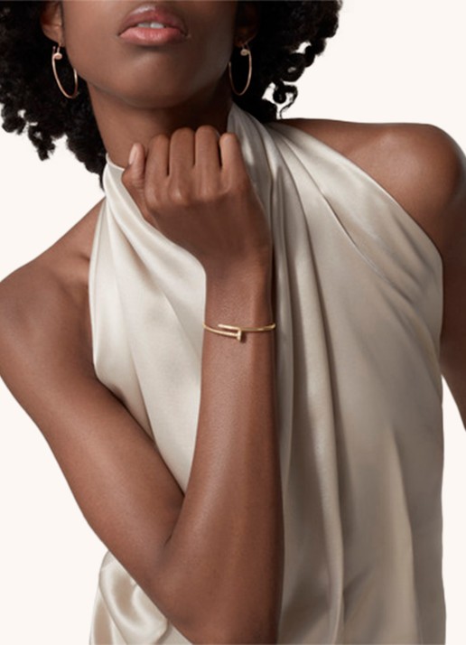 Cartier Juste un Clou Small armband van 18k geelgoud met diamanten CRB6066100 - voorkant 7 geelgoud