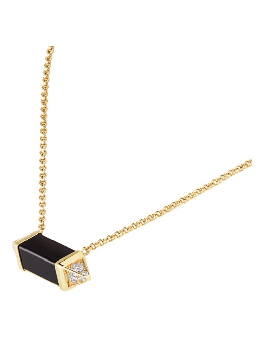 Cartier Les Berlingots de Cartier ketting met onyx en diamant CRB7224700 - detail 3 geelgoud